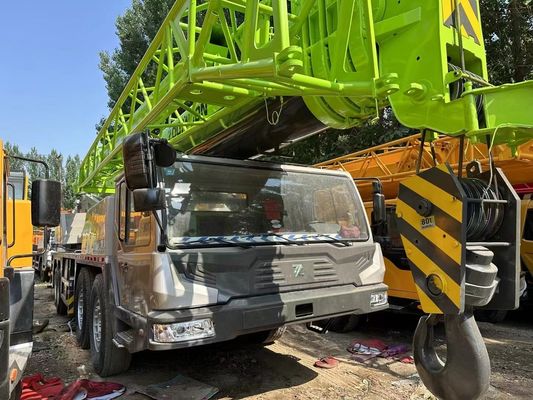 Zoomlion 80 tonnellate gru usata macchina da costruzione con 1000-1500 ore di lavoro