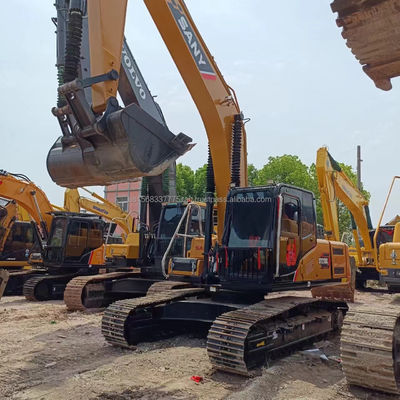 Escavatore usato Sany SY215C con capacità di secchio di 1,2 M3 e valvola idraulica originale