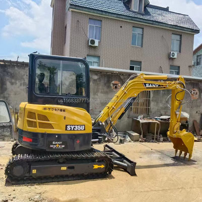 20.4kw Usato Sany SY35U escavatore in ottime condizioni e con valvola idraulica originale