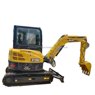 Eccellente prestazione SANY SY35U mini escavatore con motore SANY e tempi di lavoro ridotti