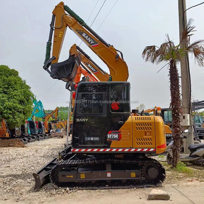 Migliora il tuo cantiere con l'escavatore SANY SY75C e la pompa idraulica originale