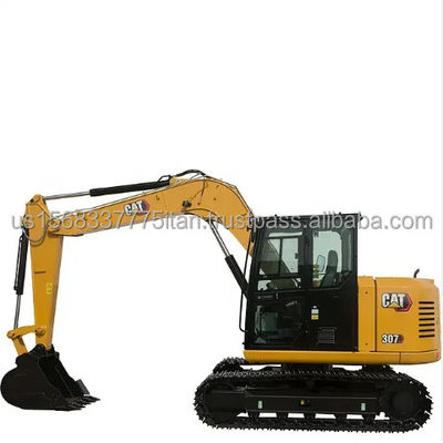 Perfetto mini escavatore usato CAT307E con valvola idraulica originale e tempi di lavoro ridotti