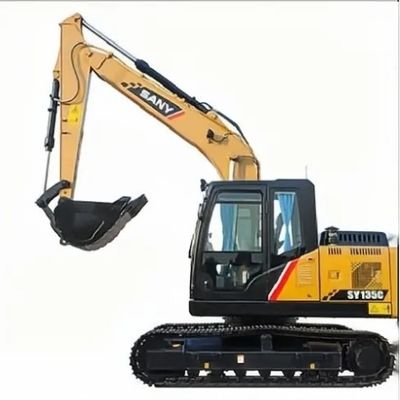73 kw 2016 Sany SY135C 13,5 tonnellate Escavatore a striscia usato di medie dimensioni di seconda mano 135C Pro