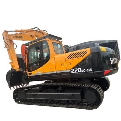 Hyundai 220LC-9S Escavatore Grande usato Escavatore a trascinatore con cilindro idraulico originale