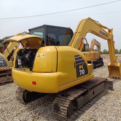 2016 Used Komatsu PC70 Excavator Giappone 7T Walking Condition Digger Machine per il beneficio