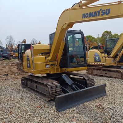 2016 Used Komatsu PC70 Excavator Giappone 7T Walking Condition Digger Machine per il beneficio