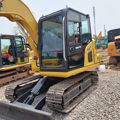 2016 Used Komatsu PC70 Excavator Giappone 7T Walking Condition Digger Machine per il beneficio