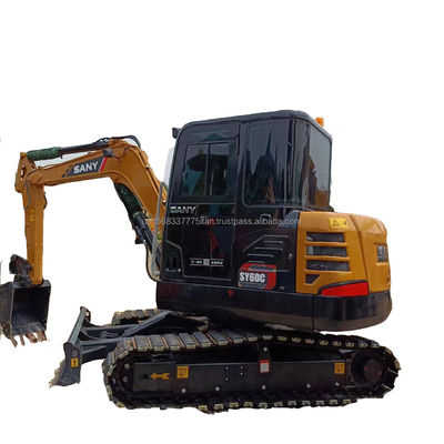Escavatore Sany60c Sany 60C usato Peso operativo 6TON e capacità di secchio di 0,28M3