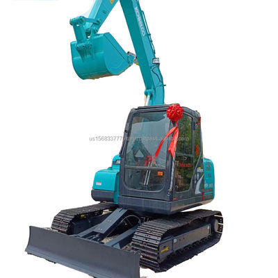 Kobelco SK75-8 Escavatore idraulico crawler usato con capacità di secchio di 0,4M3 e 2016
