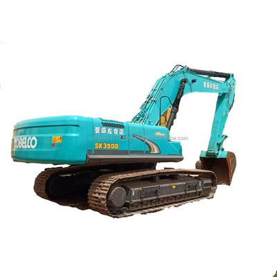 Escavatore Kobelco SK350 di seconda mano con valvola idraulica originale e buone prestazioni
