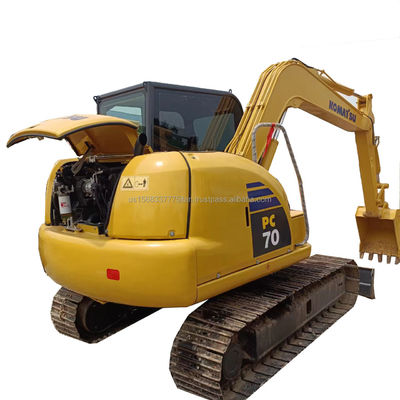 Miniescavatore da 7 tonnellate Komatsu PC70 Escavatore a trascinatore con pompa idraulica originale