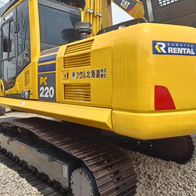 22 tonnellate di peso operativo Komatsu PC220 attrezzature di seconda mano per la costruzione sul mercato