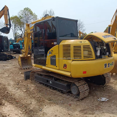 Shanghai usato escavatore Komatsu PC100 scavatore macchina 10 tonnellate di peso operativo per il vostro