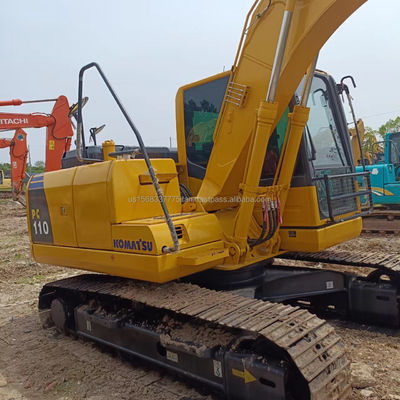 Escavatore idraulico da 11 tonnellate usato Komatsu PC110 con capacità di secchio di 0,48 M3
