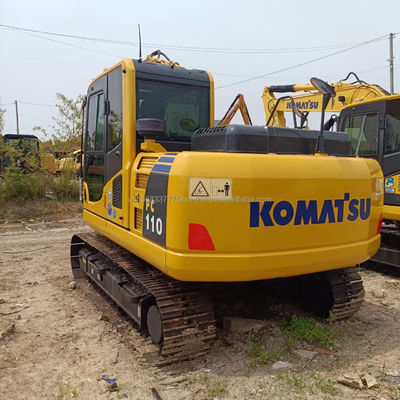 Escavatore idraulico da 11 tonnellate usato Komatsu PC110 con capacità di secchio di 0,48 M3