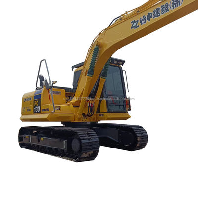 Escavatore originale giapponese Komatsu PC130 con capacità di secchio di 0,48 M3 e scarse ore di lavoro