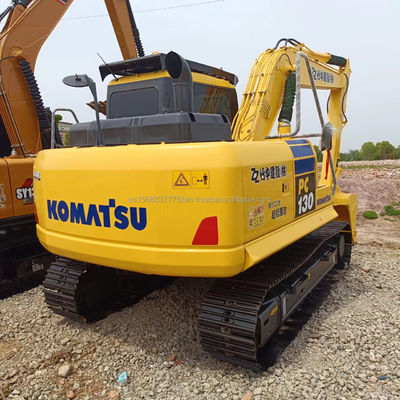 Escavatore originale giapponese Komatsu PC130 con capacità di secchio di 0,48 M3 e scarse ore di lavoro
