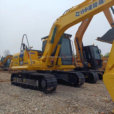Escavatore originale giapponese Komatsu PC130 con capacità di secchio di 0,48 M3 e scarse ore di lavoro