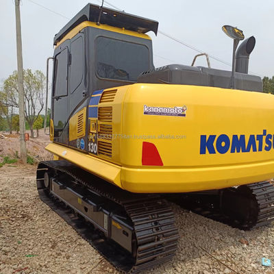 Escavatore originale giapponese Komatsu PC130 con capacità di secchio di 0,48 M3 e scarse ore di lavoro