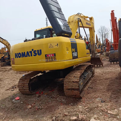 Escavatore Komatsu PC160 usato di 16 tonnellate Escavatore idraulico a trascinatore originale Valvola idraulica
