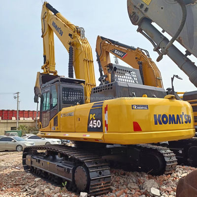 Escavatore Komatsu PC450-7 usato con capacità di secchio 2M3 e valvola idraulica originale