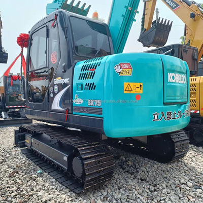 cilindro idraulico originale usato escavatore Kobelco SK75 8Ton 0,5M3 capacità del secchio