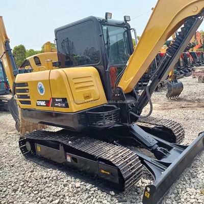 Sany SY60 SY60C Escavatore usato 36kw Piccola macchina da costruzione per la costruzione