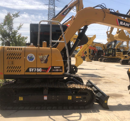 Usato Sany Sy 75c Pro Escavatore 7500 KG Peso della macchina