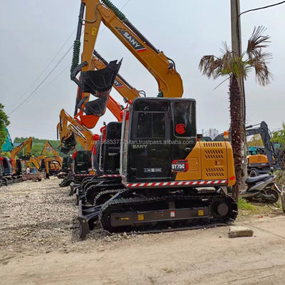 SANY SY75C escavatore in ottime condizioni di lavoro con costruzione durevole