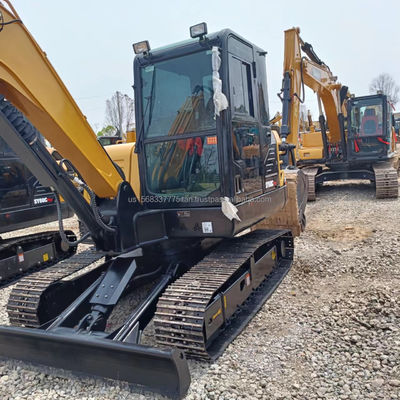 Escavatore usato Sany SY60C con capacità di secchio di 0,28 M3 e peso della macchina di 6000 KG