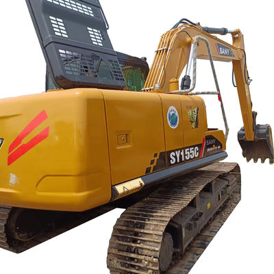 Eccellente condizione Sany SY155C escavatore usato con pompa idraulica originale anno 2016
