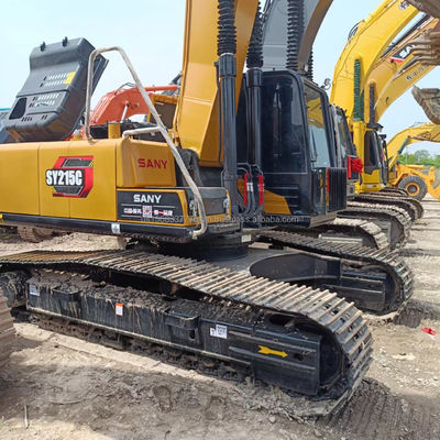 Buone prestazioni SANY SY215C Escavatore usato in ottime condizioni e prestazioni