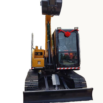 Sany SY75C Pro escavatore usato con eccellente peso di funzionamento e pompa idraulica originale