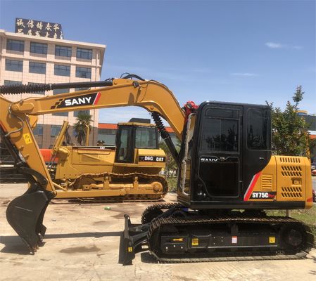 SANY SY75C Pro Escavatore 7 tonnellate Peso di esercizio Pompa idraulica originale e unità utilizzata