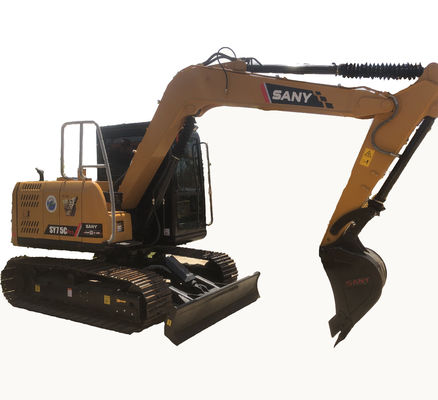 41.1 kw Motore SANY SY75C Pro Escavatore Ottima prestazione garantita