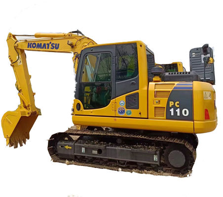 Escavatore Komatsu PC110 originale con capacità di 0.6M3 e peso di 11 tonnellate