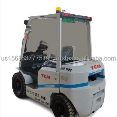 Mercato giapponese TCM YGB 3 tonnellate di carrelli elevatori di seconda mano con 4500 kg di peso