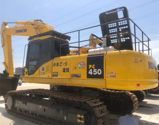 48 tonnellate Komatsu PC450 escavatore usato macchina a trascinatore idraulico con basso costo di manutenzione