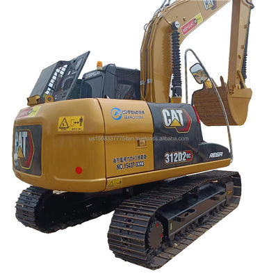 CAT 312D2GC Escavatore usato 13000 KG Macchina di costruzione a trascinatore per condizioni difficili