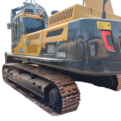 Escavatore VOLVO EC480DL usato con capacità di secchio di 3,8 M3 e cilindro idraulico originale