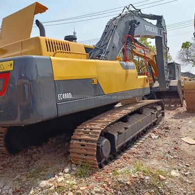 Escavatore VOLVO EC480DL usato con capacità di secchio di 3,8 M3 e cilindro idraulico originale