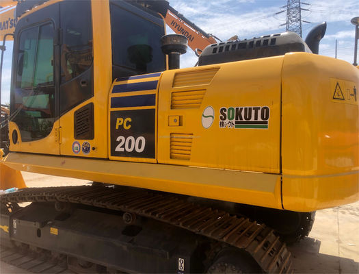 Escavatori idraulici da 20 tonnellate originali Komatsu PC200 con pompa idraulica originale