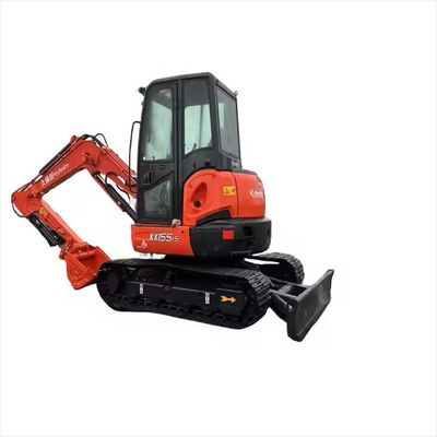 Escavatore Kubota KX165 usato con peso operativo di 5,5 tonnellate e valvola idraulica originale