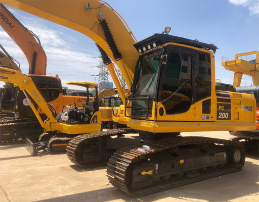 Giappone usato Komatsu PC200 idraulico scavatore con eccellente e 195kw motore
