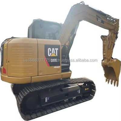 Usato Caterpillar 7 tonnellate idraulica Crawler Farm Digger mini escavatore in buone condizioni