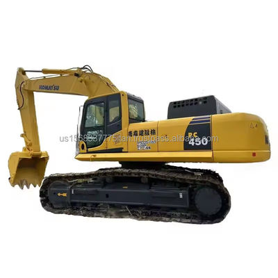 Escavatore Komatsu PC450 usato con scarse ore di lavoro e cilindro idraulico originale