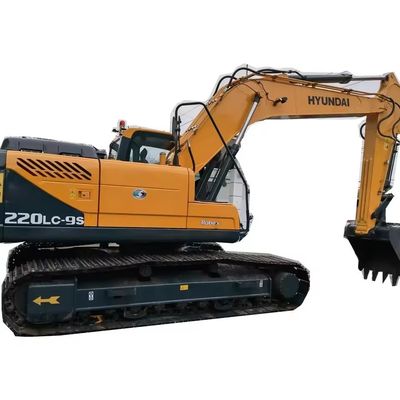 Escavatore Hyundai 220 220LC-9S usato con pompa idraulica originale di 1.5M3 di capacità di secchio