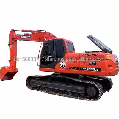 Vernice originale Doosan DX225 escavatore 22,5ton utilizzato per lavori di costruzione nel 2016