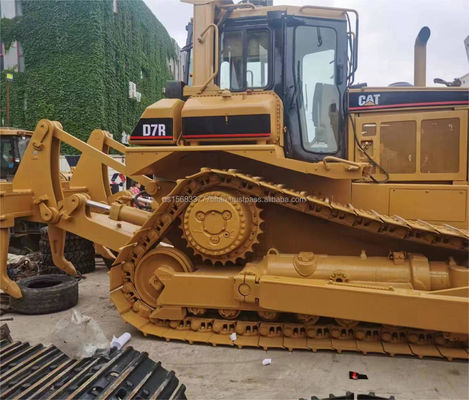 Importazione di bulldozer usato Cat D7R attrezzature per il movimento della terra con capacità di dozzatura di 7,5