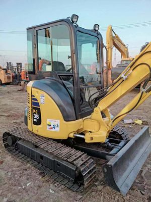 0.2M3 Capacità del secchio Mini escavatore Komatsu PC35 usato dal 2016 per la costruzione